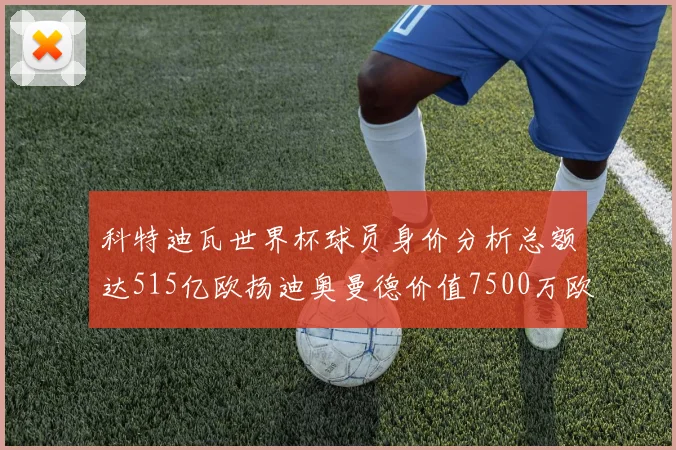 科特迪瓦世界杯球员身价分析总额达515亿欧扬迪奥曼德价值7500万欧